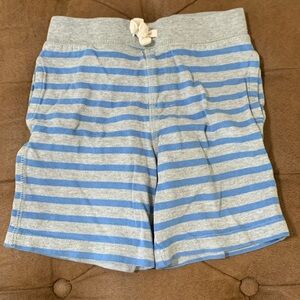 GAP Blue and Gray Striped Shorts